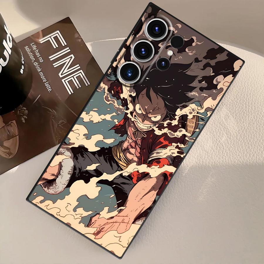 Cool Luffy Anime Case for Samsung Galaxy S22 S23 FE S9 S20 S25 Ultra S24 Plus S21 Funda Phone Cover