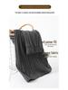 Korean Style Woolen Pleated A-line Skirt: High Waist, Hip-Covering, Draped Half Skirt for Women, Autumn/Winter Fashion.