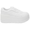 Zara Plattform Leder Sneaker Weiß Damen 5801610001