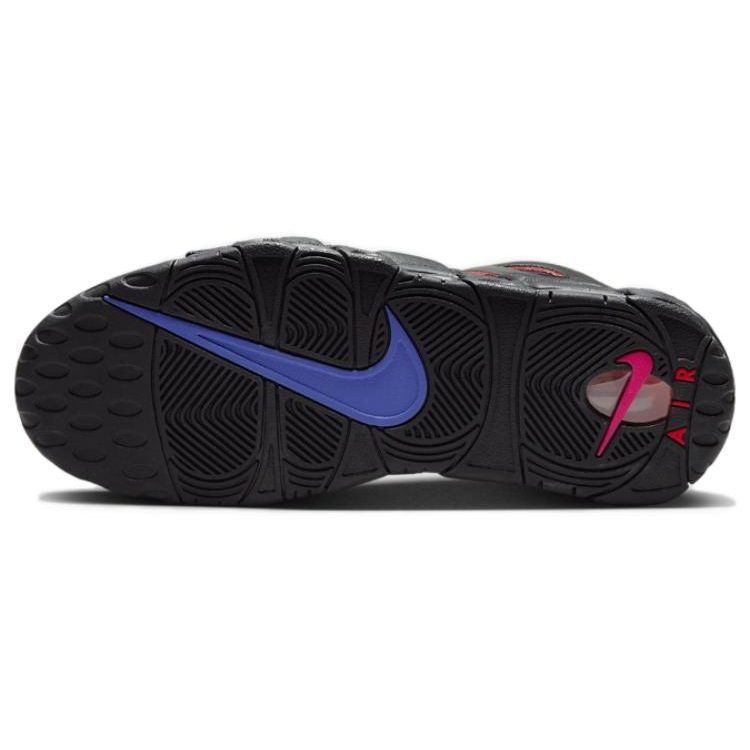 Nike Adidași electrici pentru bărbați Air More Uptempo Negru Bright-Crimson Racer-Albastru FD0729-001