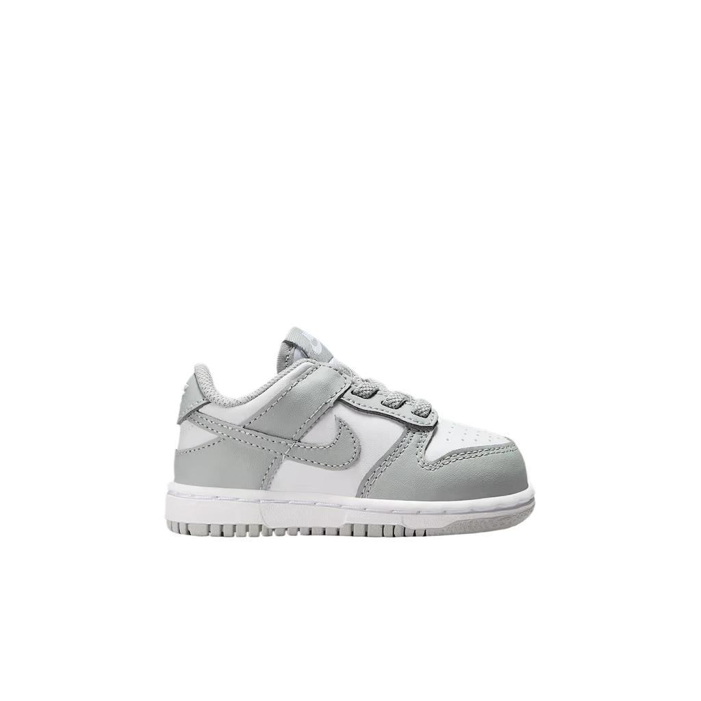 Nike Dunk Low TD Light Smoke Grey Baby Sneakers White FB9107-123