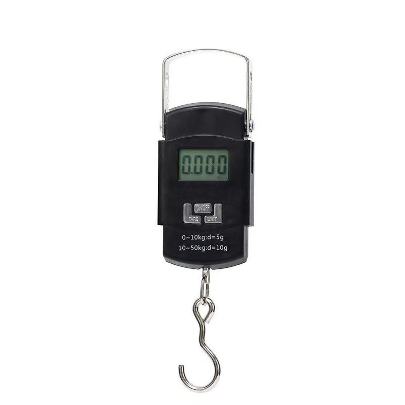 Compact Handheld Electronic Fish Scale with High-Precision Spring Hook