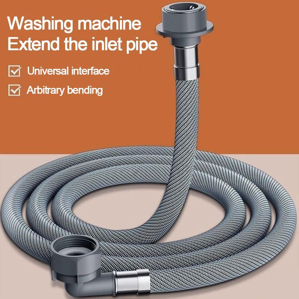 Plastic Extension Tube with 90 Degree Bend Faucet Hose  Washing Machine Parts