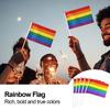 90x150cm Regenbogenflaggen Lebendige Farbe Progress Pride Regenbogenflagge UV-beständig gegen Ausbleichen Leinwandkopf Messingösen für Heim-/Außendekoration