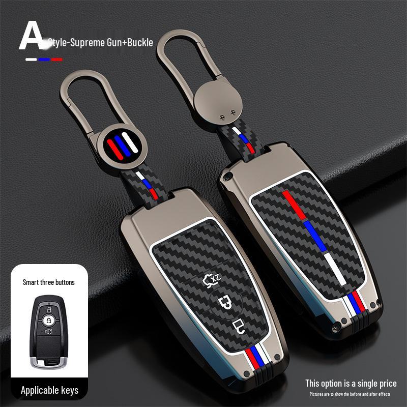 Ford Edge Mondeo Focus Explorer Key Case with Metal Buckle