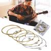 Universal Acoustic Guitar String Brass Hexagonal Steel Core Strings For Musical Instruments wood Guitars Strings Guitar Part