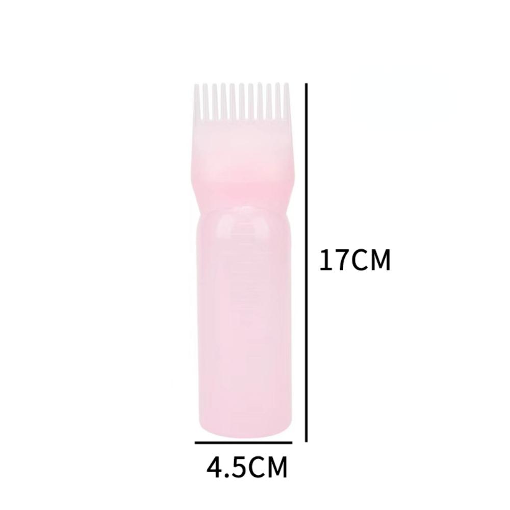 4 Colors 180ml Portable Scalp Applicator Liquid Comb Hair Roots Massage Medicine Comb Hair for Hair Growth Serum Oil Nourish