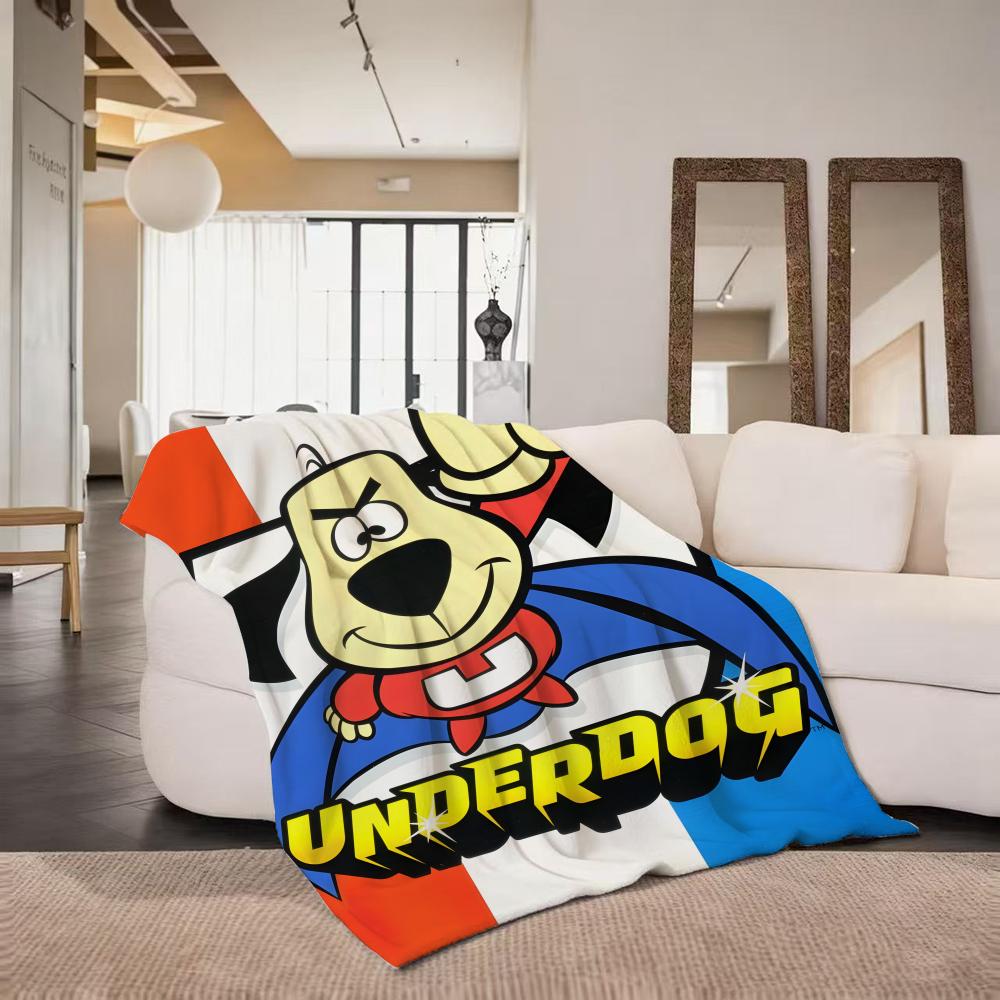 movie U Underdog Throw Flannel Throw Blanket Suitable for Sofa Living Room Bedroom