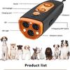3 in 1 Ultrasonic Dog Repeller LED Dog Barking Trainer Deterrent Device Portable Dog Anti-barking Stopper with Flashing Light
