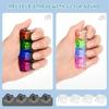 LED Keyboard Keychain Fidget Toy Crystal Clicker Sensory Toy for Stress Relief Keyboard Keychain Fidget Gadget for Adults Kids  Children***