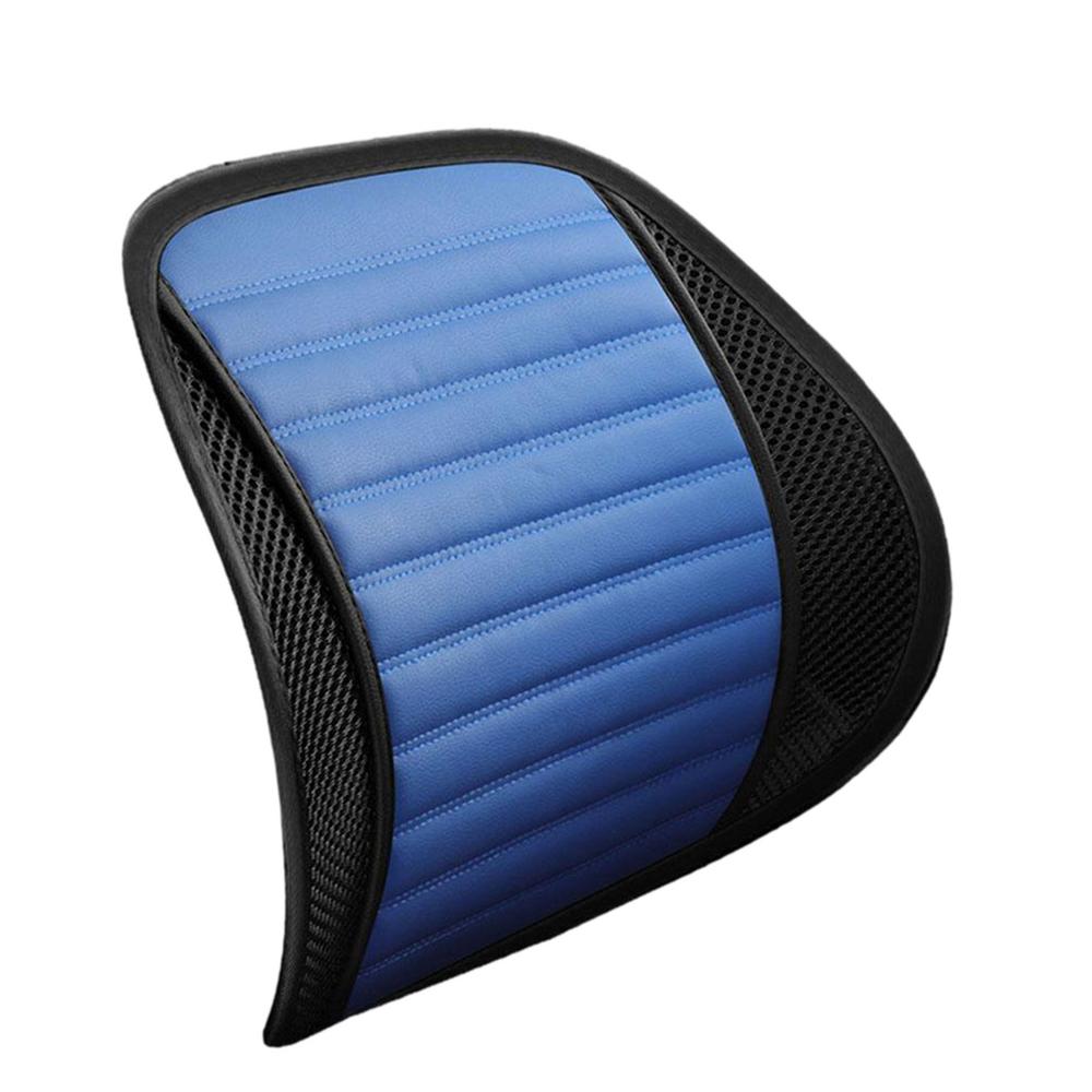 

Мягкая подушка для спины автомобиля, поясничная подушка, подушка для спины автомобиля, принадлежности для отдыха на офисном стуле, грузовике синий