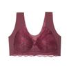 Open the Buckle Before the Explosion, Gather Large Size Thin Bra, Sexy Lace Without Steel Ring, Beautiful Back Underwear