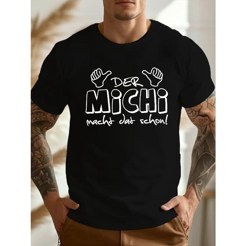 

European Size Michi Will Handle That, Crinkle Plus Size Men S T-Shirt XL чорний