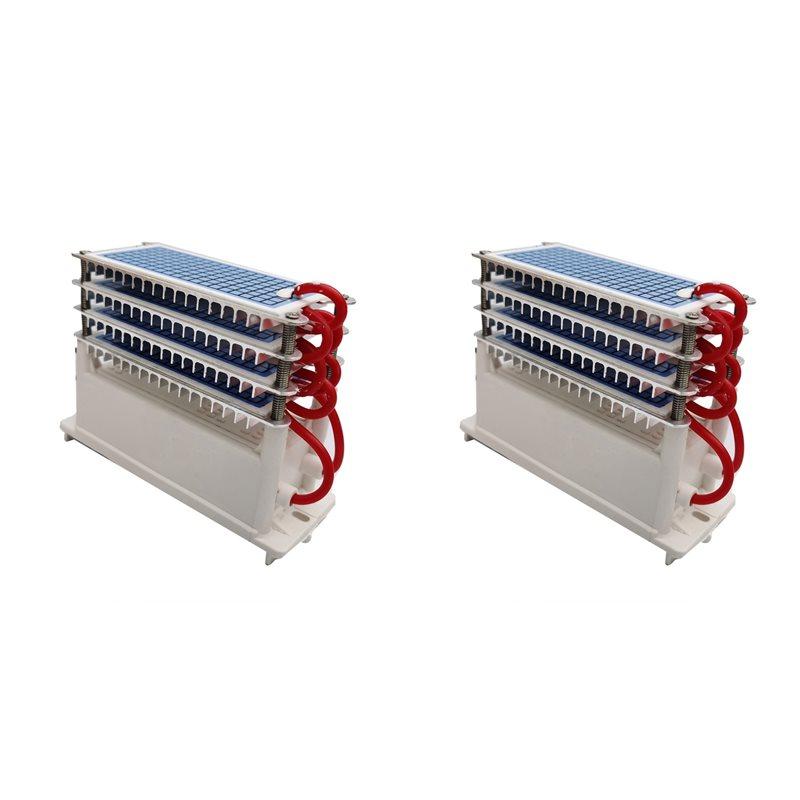 2X 40G AC220V Ozone Generator Integrated Ozone Plate Washable Air Purifier For Bathroom Kitchen Living Room