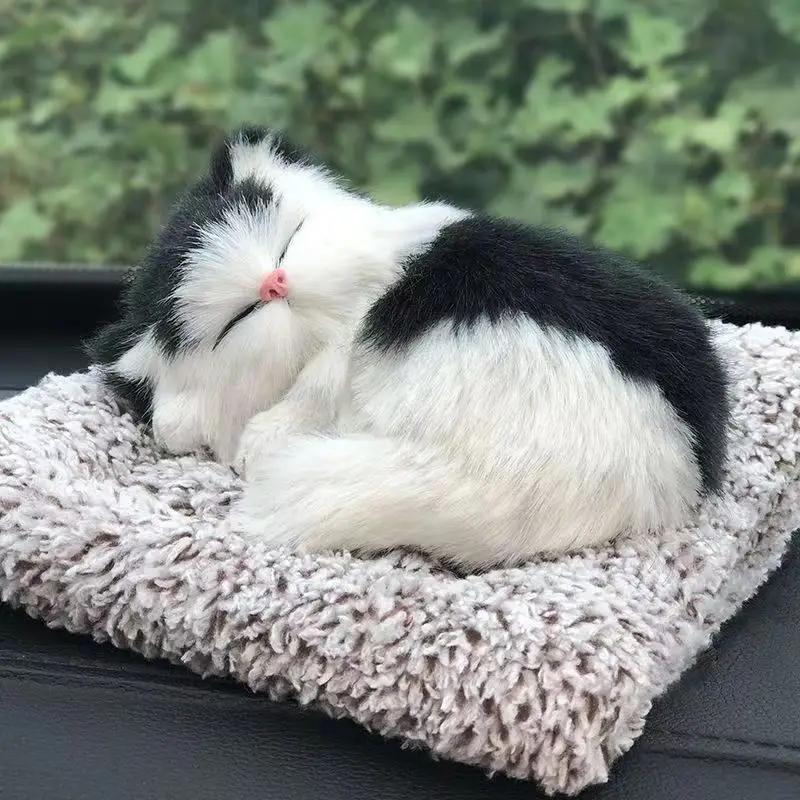 

Іграшки-кішки з плюшу для дітей, м які іграшки, спляча кішка зі звуком дотику та плачу, прикраса для дитячої кімнати, подарунок на день народження