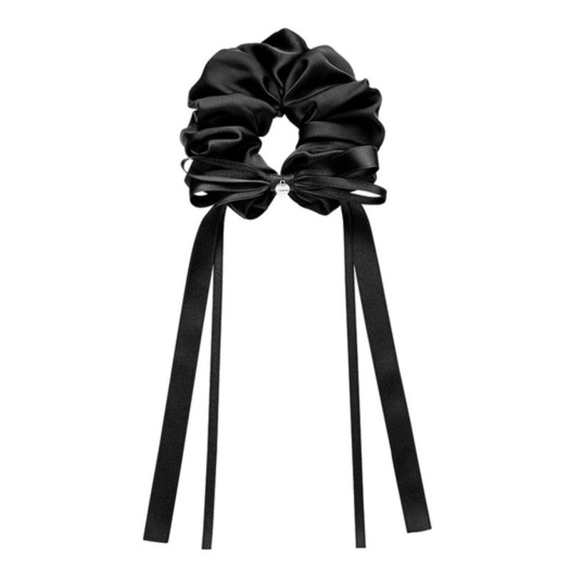 J.ESTINA LALA J Satin Ribbon Hair Scrunchie (JALJHS4BS840FABK0)
