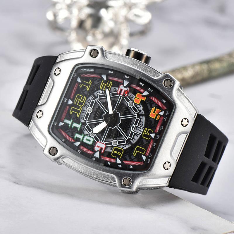 Cross-border Foreign Trade Men's Watch Men's Luminous Quartz Watch Personalized Internet Celebrity J Wine Barrel Fashion Watch