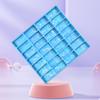 Dominoes Mold Silicone Holographic Chocolate Molds Holographic Chocolate Bar Mold for Epoxy Candy Clay Chocolate Mould