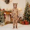 Christmas Family Matching Pajamas Parent-Child Long Sleeve Sleepwear for Mother and Child