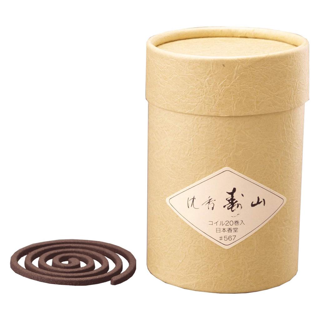 Nippon Kodo Agarwood Jusan 20 Coils Incense,