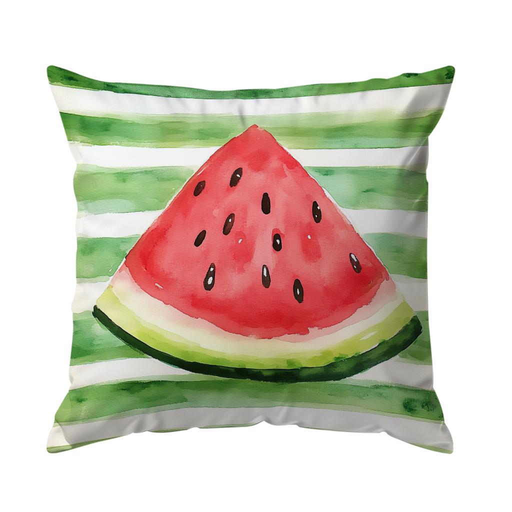 Home Decor Watermelon Patterns for a Sweet Summer Pattern Cushion Cover Suitable for Sofa Bedroom Car Pillow Cover