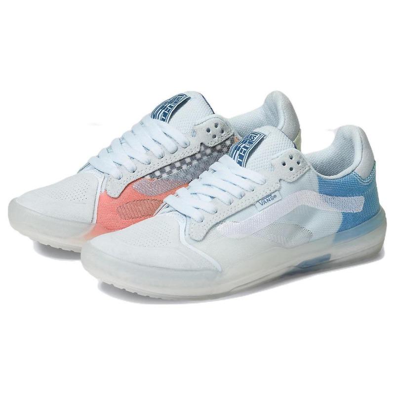 Vans Evdnt Ultimatewaffle Gradient Check unisex low-top skate shoes blue and pink VN0A5KY4FTQ