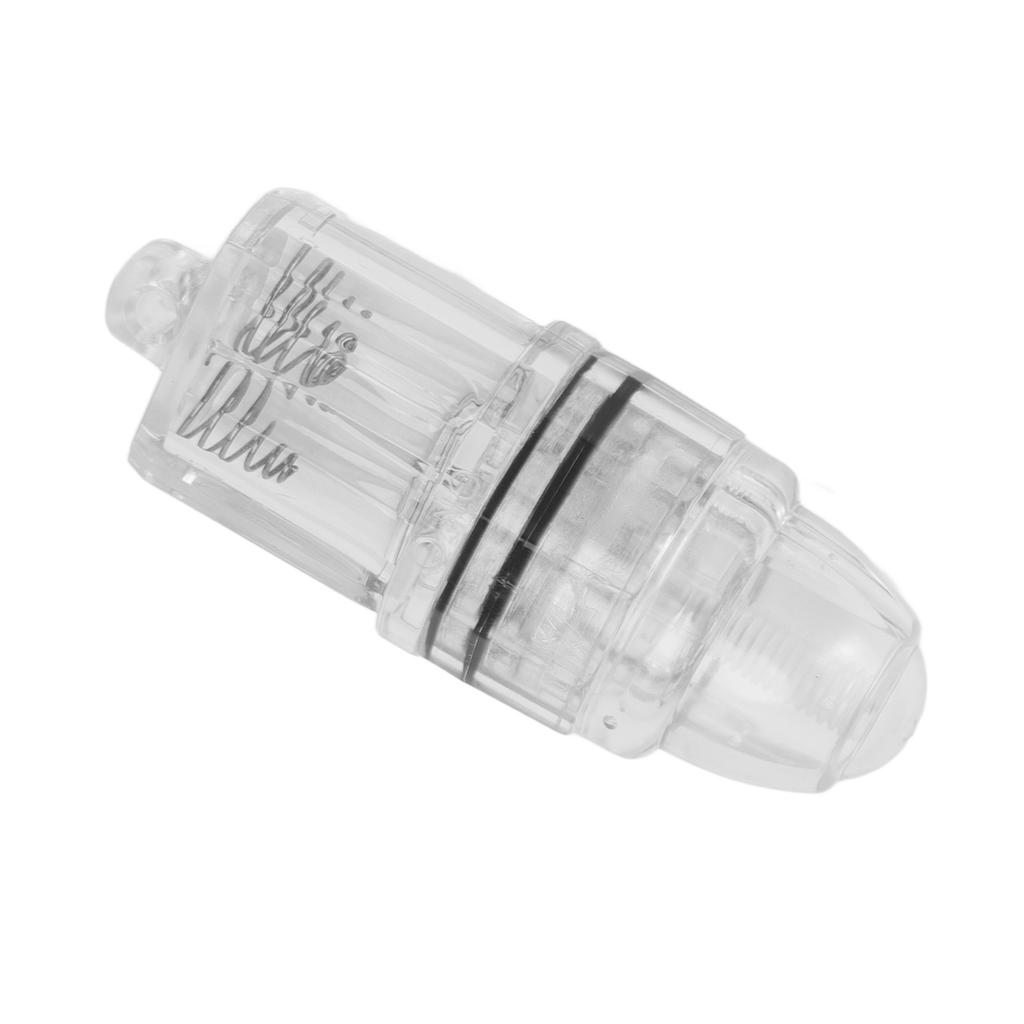 Luce da Pesca Drop Fishing in Plastica Trasparente Alimentata da Batteria AA Luce LED da Pesca per Pesca a Traina Mare Acqua Dolce