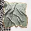 Fashion 100% Real Silk Scarf 53cm Square Bandelet Women's Silk Temperament Small Scarf Neck Decorative Wrap Printed Scarves