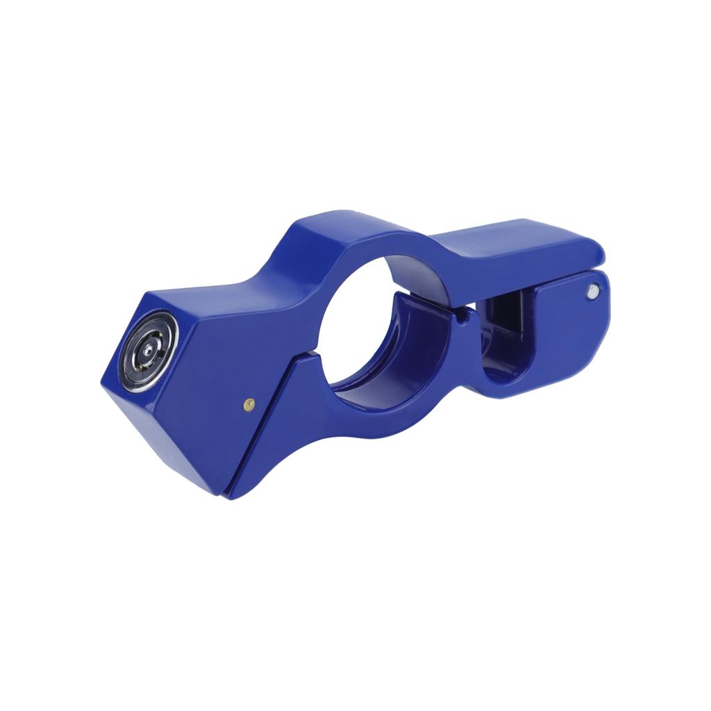 Motorcycle Grip Lock, Heavy Duty Anti Theft Helmet and Brake Lock Secures Bike, Scooter, Moped, ATV (Red)