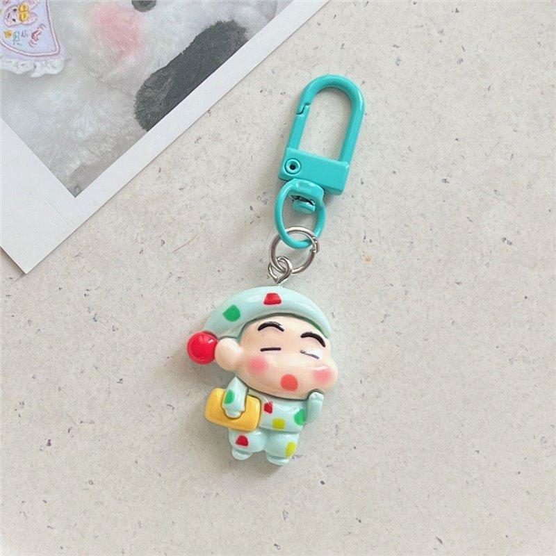 

New Crayon Shin-Chan Key Chain Bag Pendant Decorative Jewelry Keychain Cute Mini Model Key Chain Accessories Toy Gift