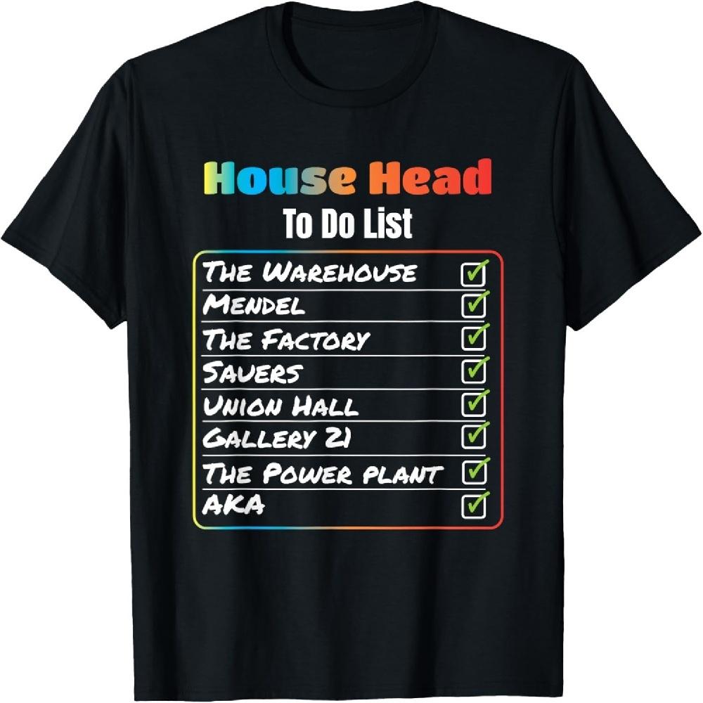 

House Head Список дел футболка футболка XXXXXL чёрный