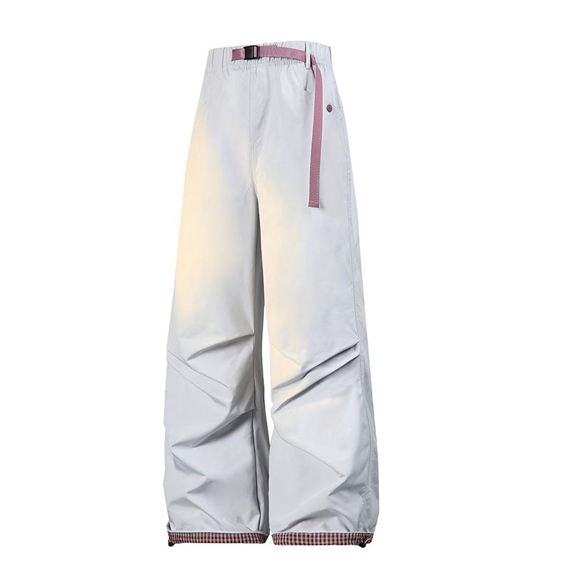 Women's Pants, American Straight Leg Work Pants, Loose Paratrooper Pants, Hong Kong Style Functional Casual Pants
