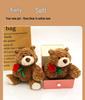 Rose Teddy Bear Plush Doll - Cute Gift for Girls