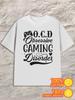 Product Y2K Gamer Obsessive Disorder Shirts White