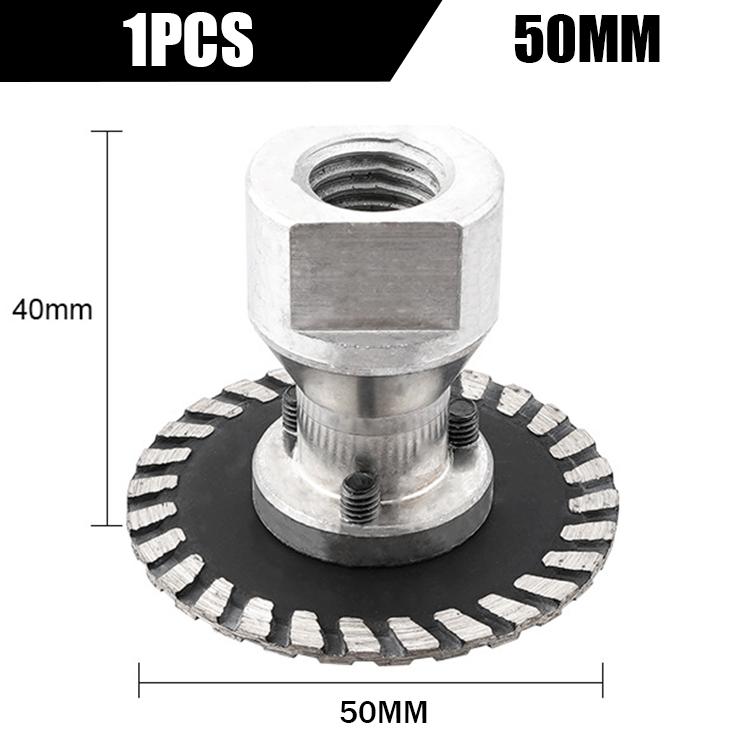30/40/50mm Gravur Diamant Sägeblatt M14 Gewinde Mit Abnehmbarer Flansch Turbo Trennscheibe Für Granit Marmor Stein Schneidwerkzeug