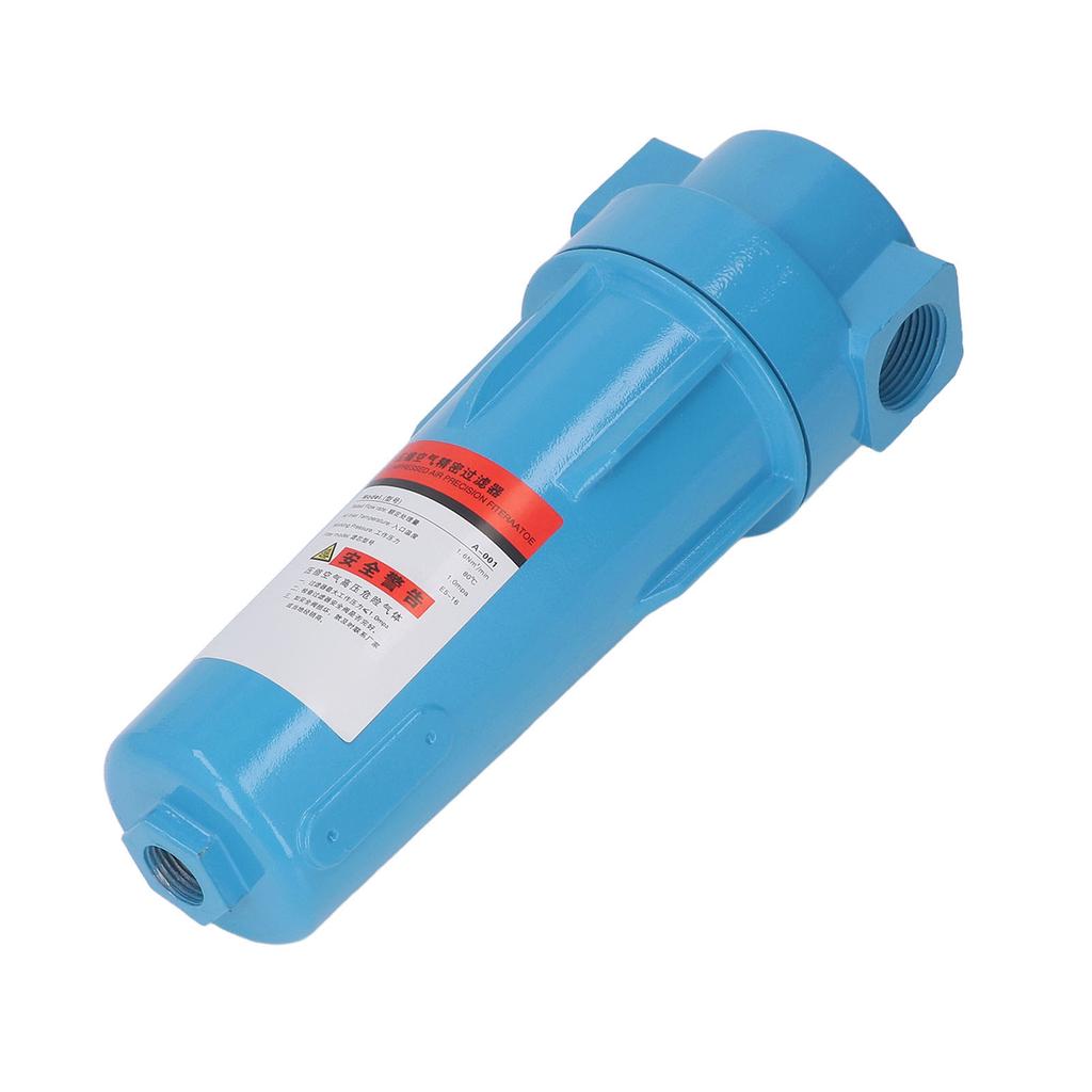 Oil Water Separator Clear Thread Air Compressor Filter 1.6Nm³/min Rated Capacity Leakage  1in Inlet Outlet for Replacement