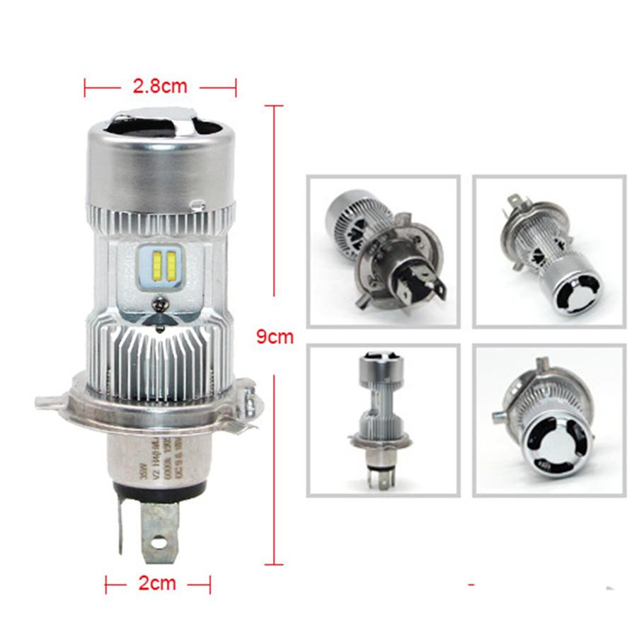 1 Set H4 9003 HB2 Hi-Lo Beam Car LED Headlight Bulbs 25W + 25W 4400LM 6000K Auto Motorcycle Car Headlamp Fog Light Bulb DC 12V
