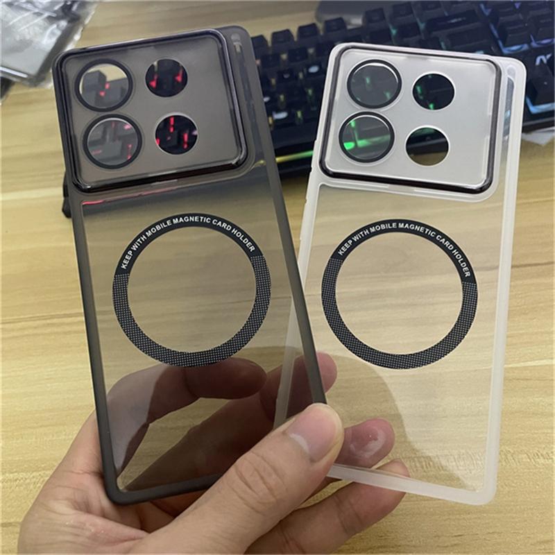 Magnetic Case For Infinix Zero 30 Case Silicone Clear For MagSafe Cover For Infinix Zero30 5G Camera Protection Shell Bumper