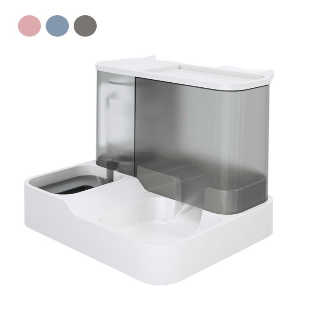 Wet and Dry Separation Pet Automatic Feeder Pet Food Storage Container  Pet Accessories