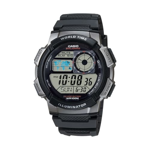 

Casio Digital World Time Watch AE1000W-1BVCF Men s Overseas Model