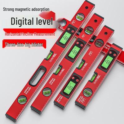 Nível Digital de Medição de Ângulo de Precisão com Base Magnética Forte