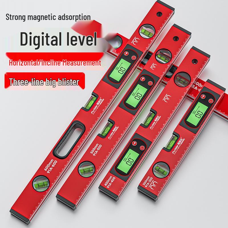 Precision Digital Angle Measuring Level with Strong Magnetic Base