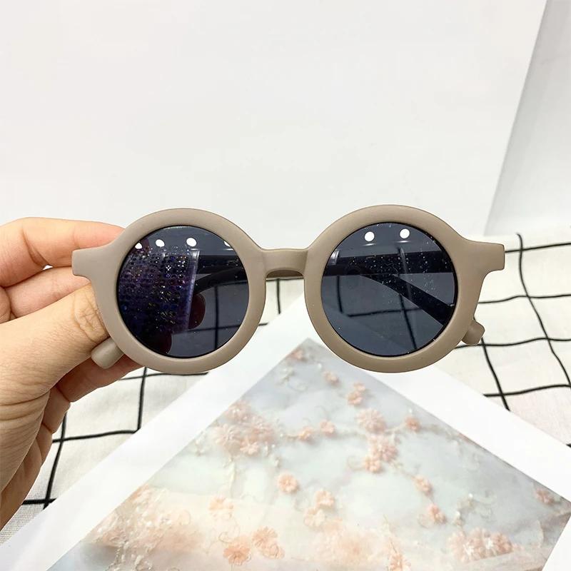 Korean Adorable Round Sunglasses for Children Girls Boys Children's Sun Eyeglasses UV400 Protection De Sol Gafas Eyewear