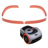 4PCS Edge Guards For Robotic Lawn Mowers Durable Weatherproof Bumper Protectors No Tools Installation Needed