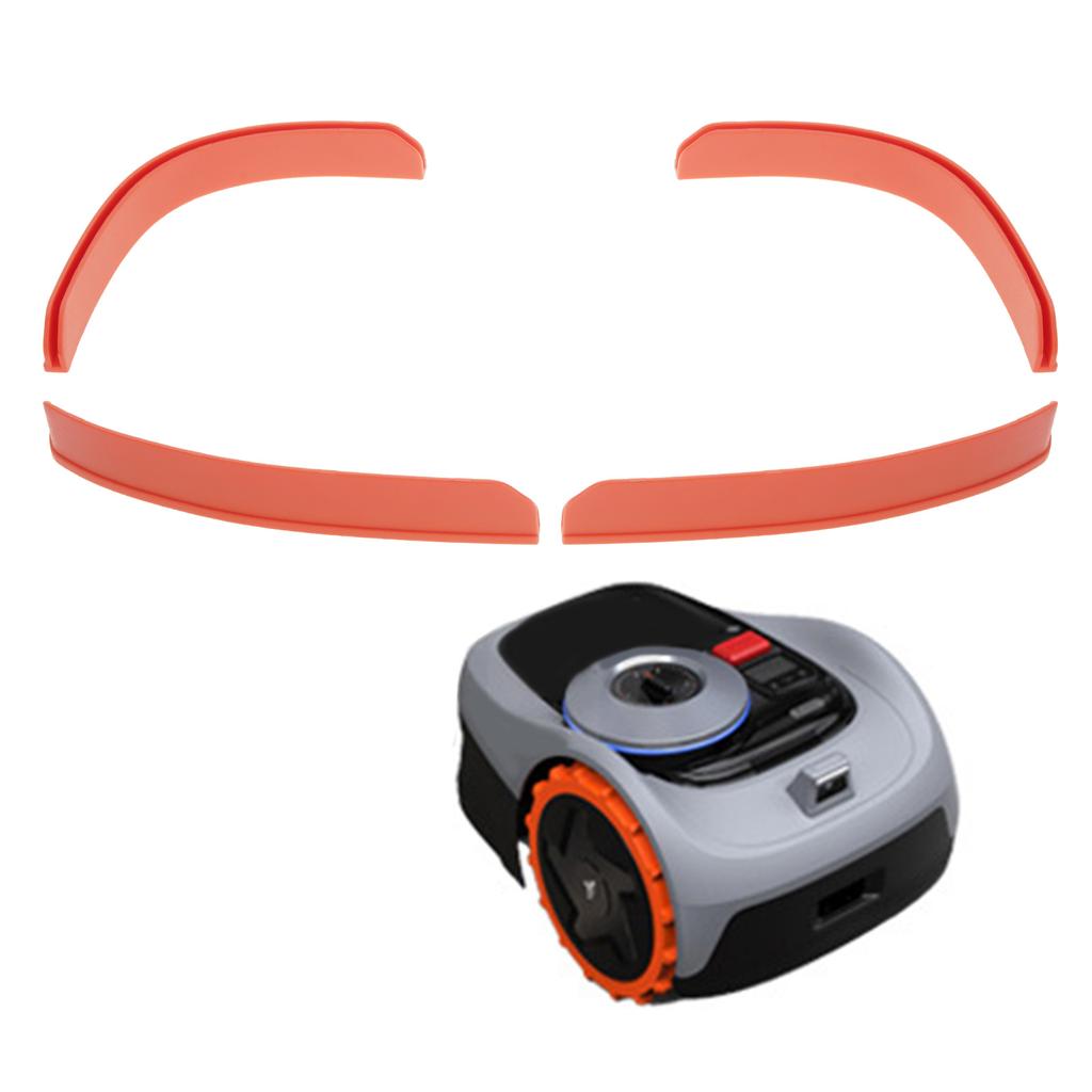 4PCS Edge Guards For Robotic Lawn Mowers Durable Weatherproof Bumper Protectors No Tools Installation Needed