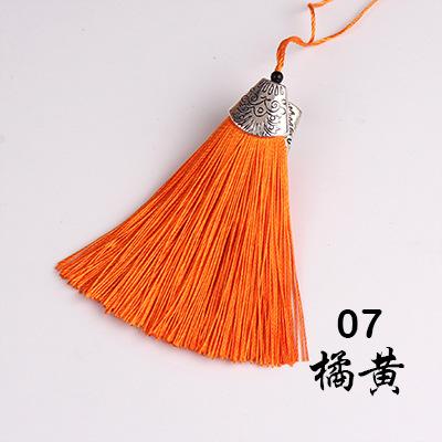 5Pcs 8cm Fish Mouth Tassel - DIY Fringe Trim for Handbag Fragrant Sachet Chinese Traditional Decorative Pendant for Costume Fan