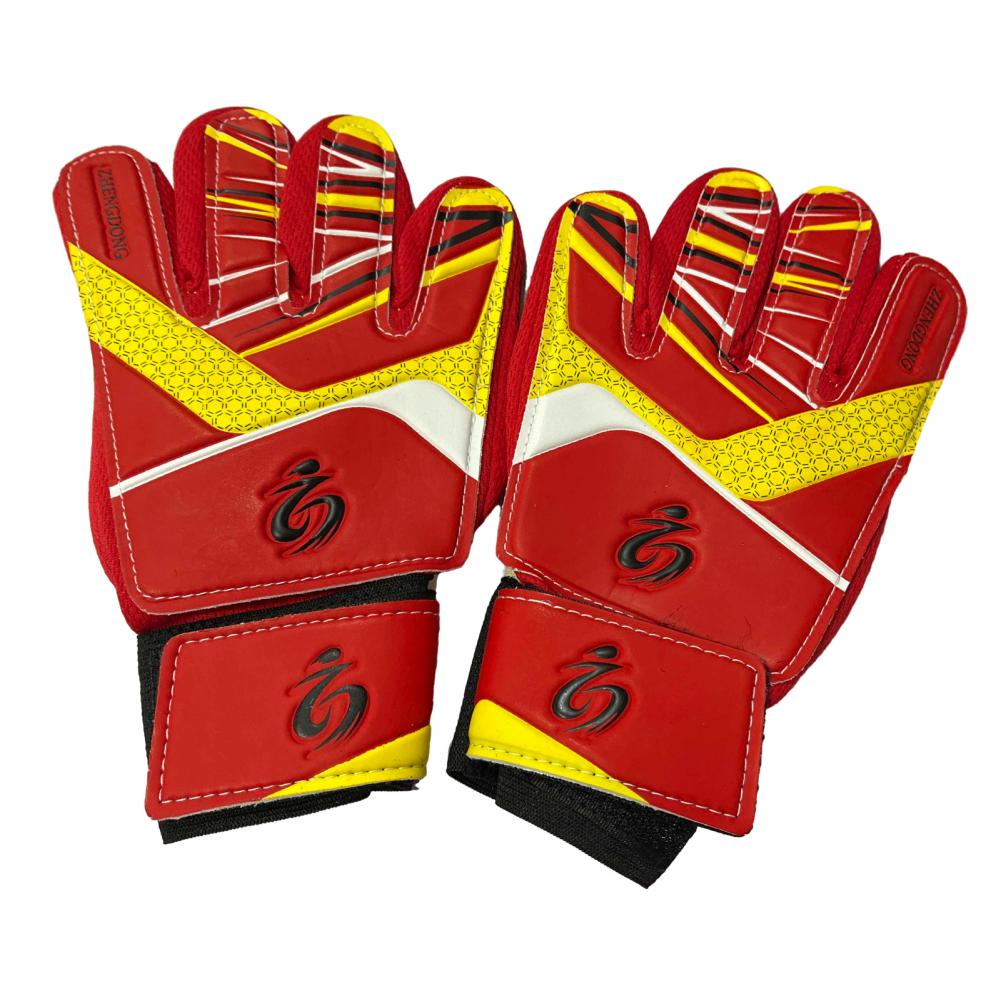 Fotballhansker Målvaktshansker Fotballhansker for barn med sterkt grep i håndflatene Pustende design Støtabsorberende for unge