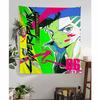 Anime CCyberpunk EEdgerunners Colorful Tapestry Wall Hanging Bohemian Wall Tapestries Mandala Wall Art Decor