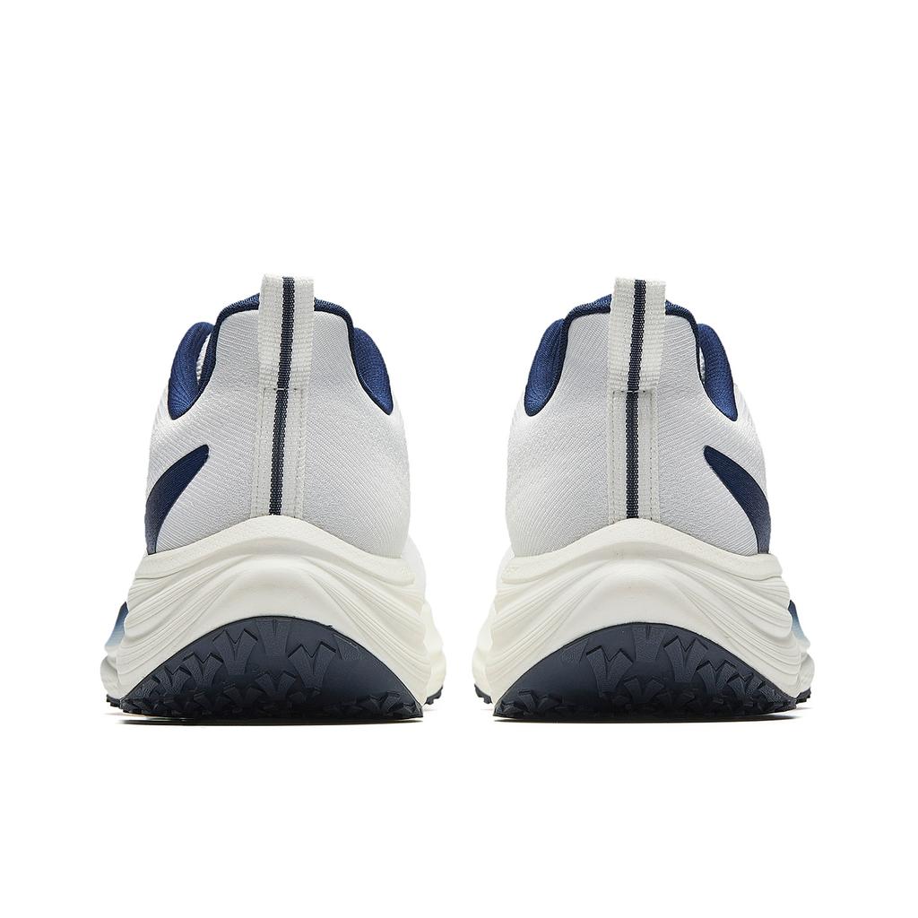 Anta Xu Feng Weiche Sohle Stoßdämpfung Leicht Atmungsaktiv Niedrig geschnitten Freizeit Stadt Pendeln Training Laufschuhe Herren Sneaker Weiß Blau 912545508-1