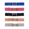 Comfortable Fit Elastic Belt Fashion Waist Band Girdle with Metal Clasp for Equestrian Sports Unisex Waistband